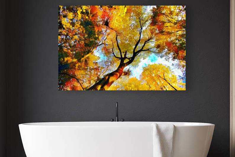 Fall in Taylor Creek - Toronto by Thea Menagh