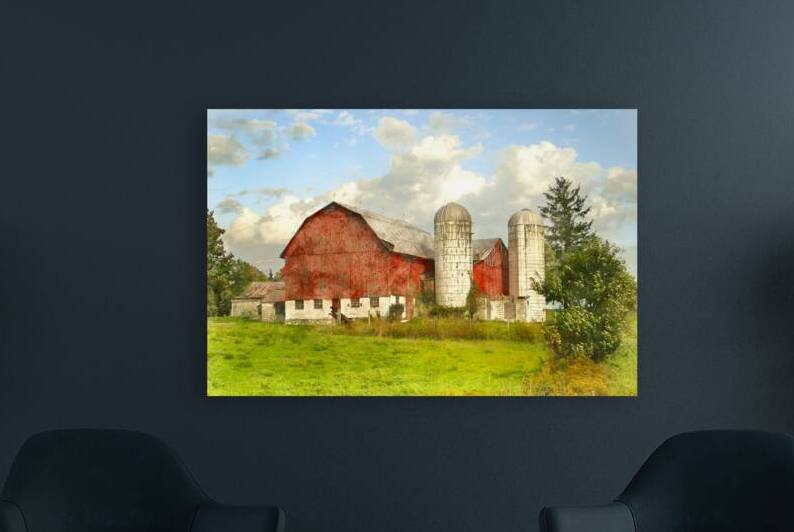 Empty Silos on a Farm by Thea Menagh