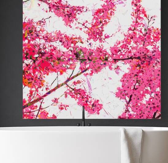 Sakura Tree with Cherry Blossoms Reproduction