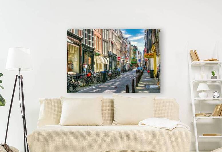 Typical Amsterdam Side Street by Thea Menagh