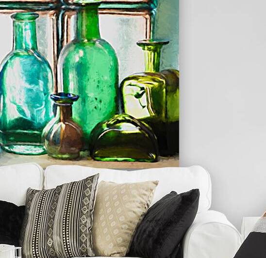 Vintage Glass Bottles by Thea Menagh