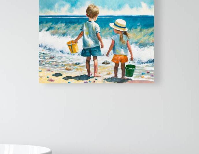 Collecting Seashells by Thea Menagh