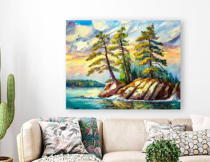 Muskoka Pine Trees Reproduction