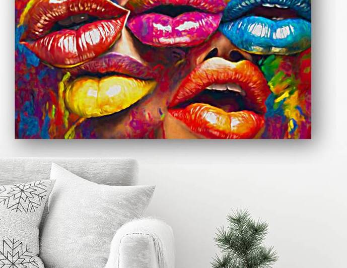 Lots of Colored Lips by Thea Menagh