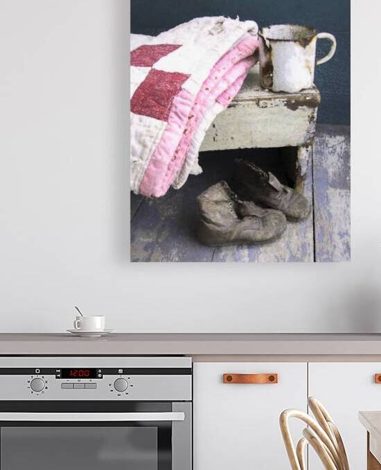 Baby Quilt and Worn Shoes by Thea Menagh