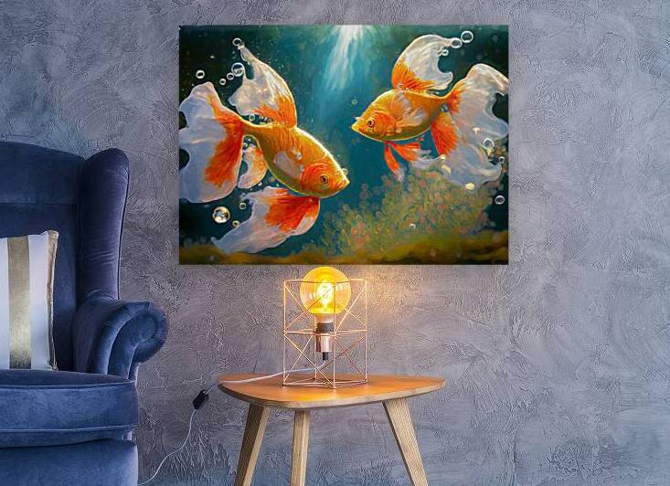 Couple of Goldfish by Thea Menagh