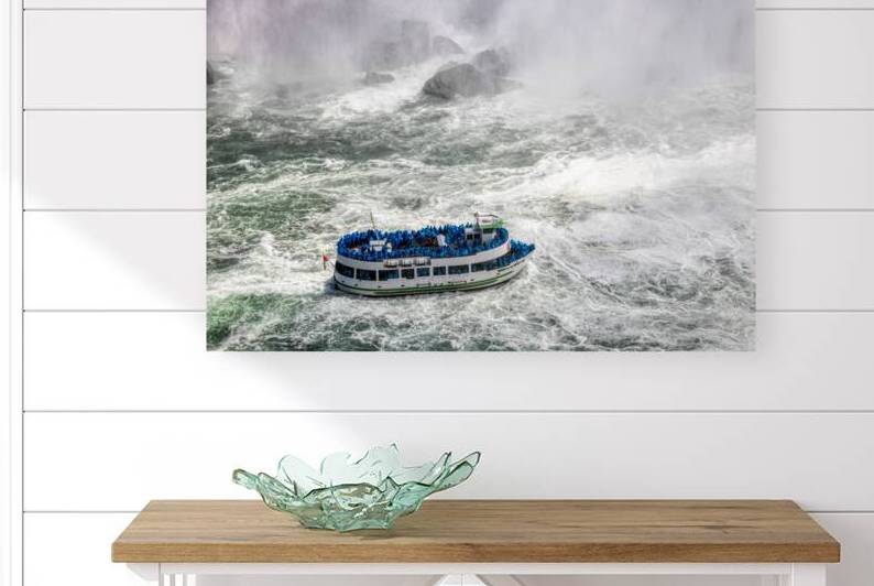 Maid of the Mist in Niagara Falls by Thea Menagh