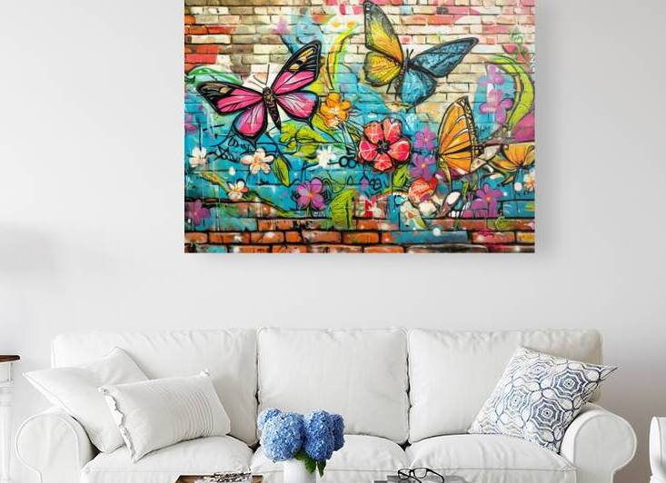 Graffiti for a Mural Reproduction