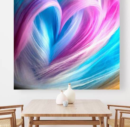 Pink Heart for Valentines Day by Thea Menagh