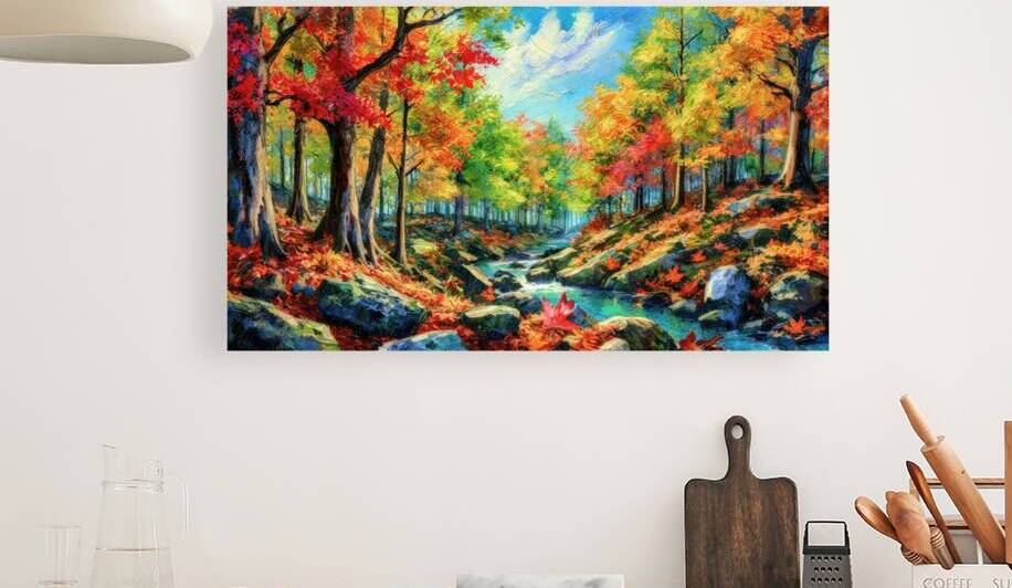 The Autum Colors of Maple Trees by Thea Menagh