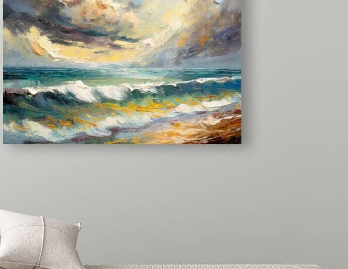 North Atlantic Storm Rolling In by Thea Menagh
