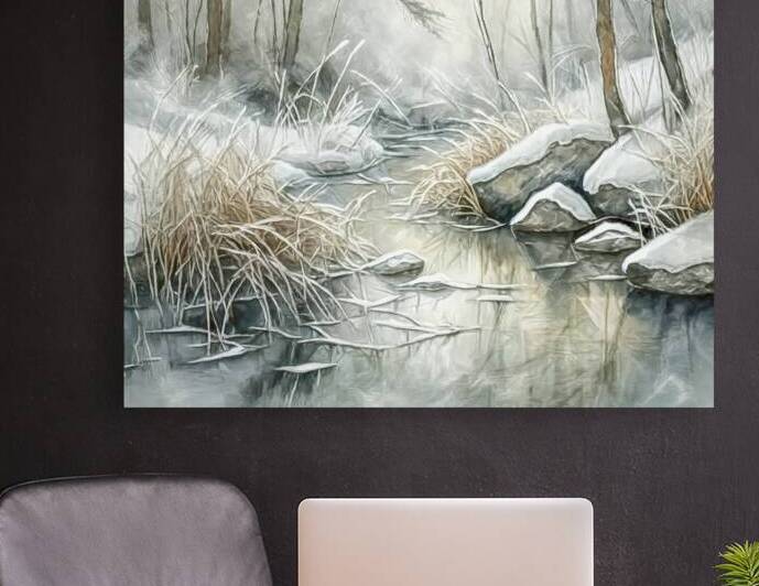 Winterland in the Ponds and Marshes by Thea Menagh