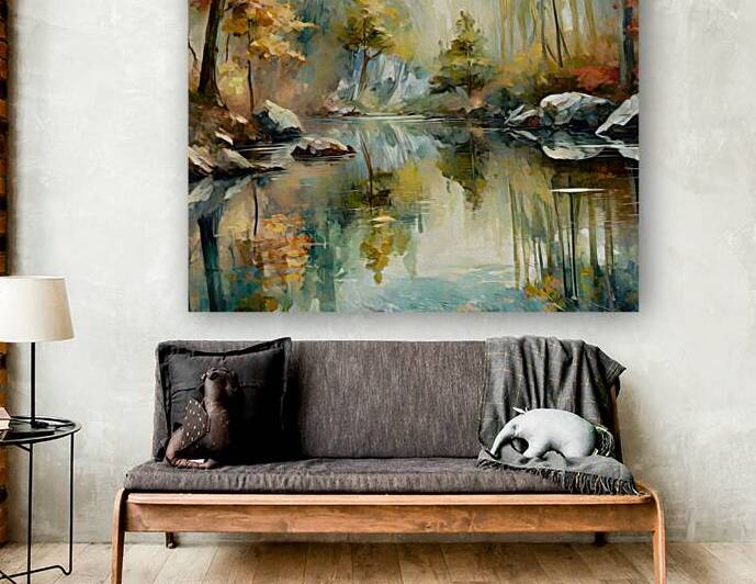 Woodland Reflection by Thea Menagh