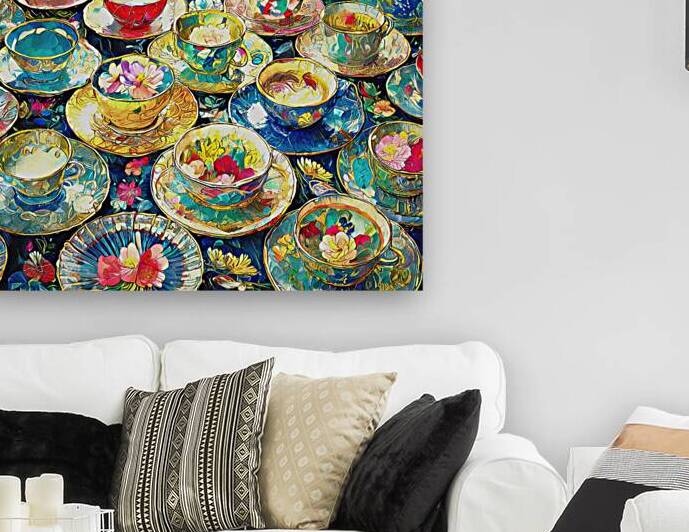 China Cups and Saucers by Thea Menagh