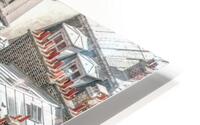 Rooftops in Paris HD Metal print