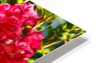 Deep Red Peonies HD Metal print