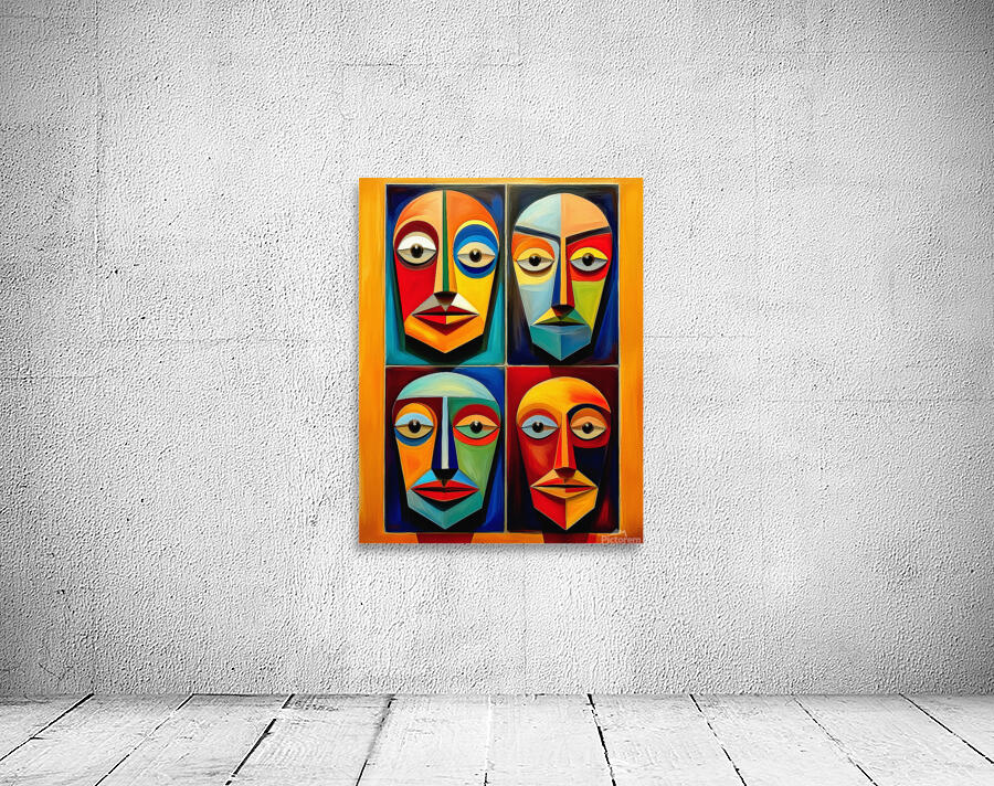 Faces in a Quandry Wall Preview