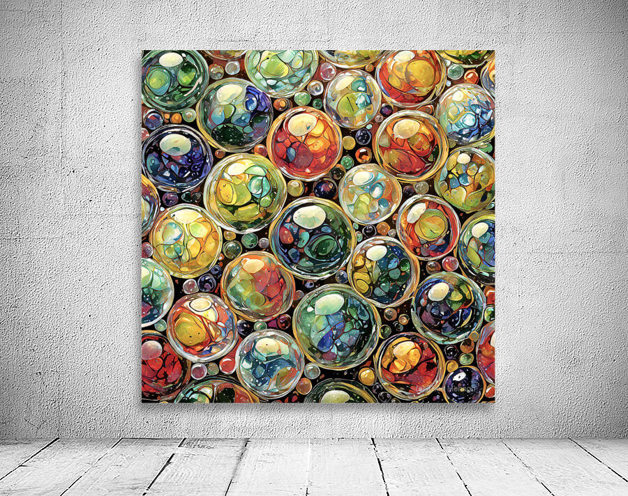 Glass Marbles Not Perfecty Round Wall Preview