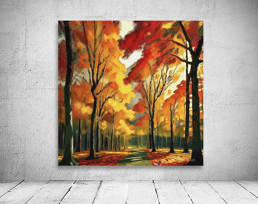 Maple Tree Forest Wall Preview