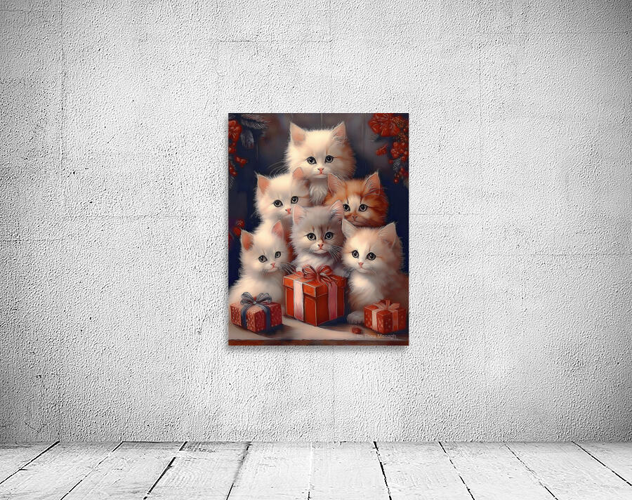 Holiday Kittens Wall Preview