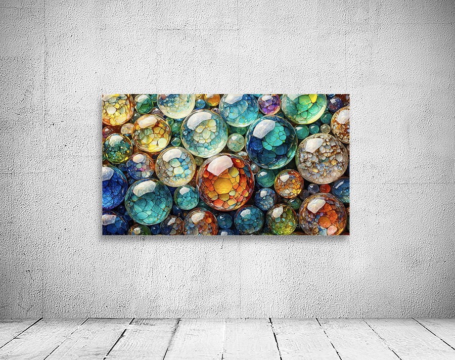 Glass Marbles Wall Preview