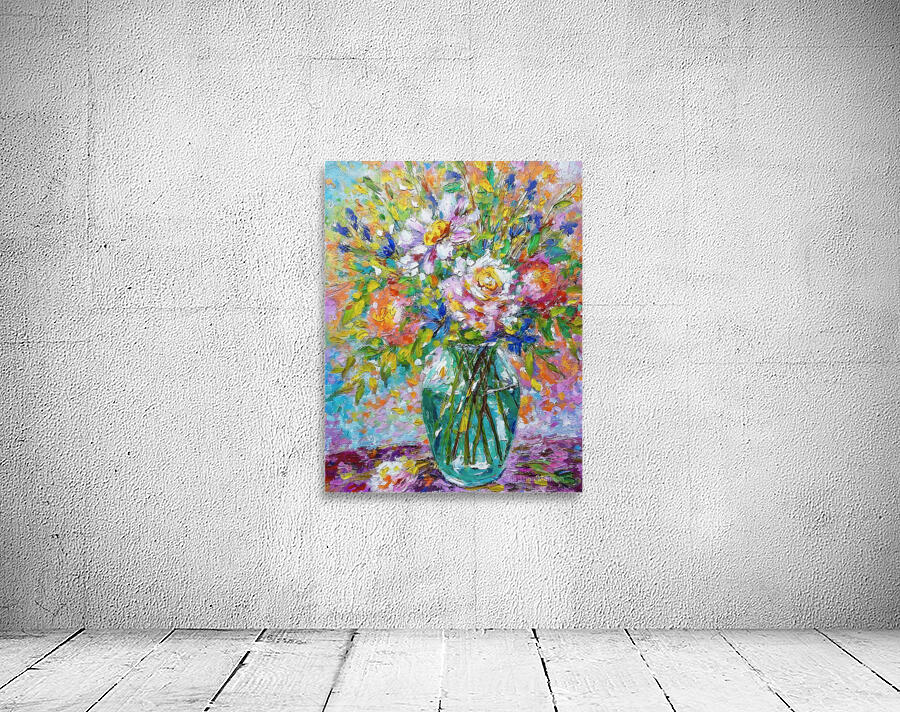 Painted flowers Wall Preview