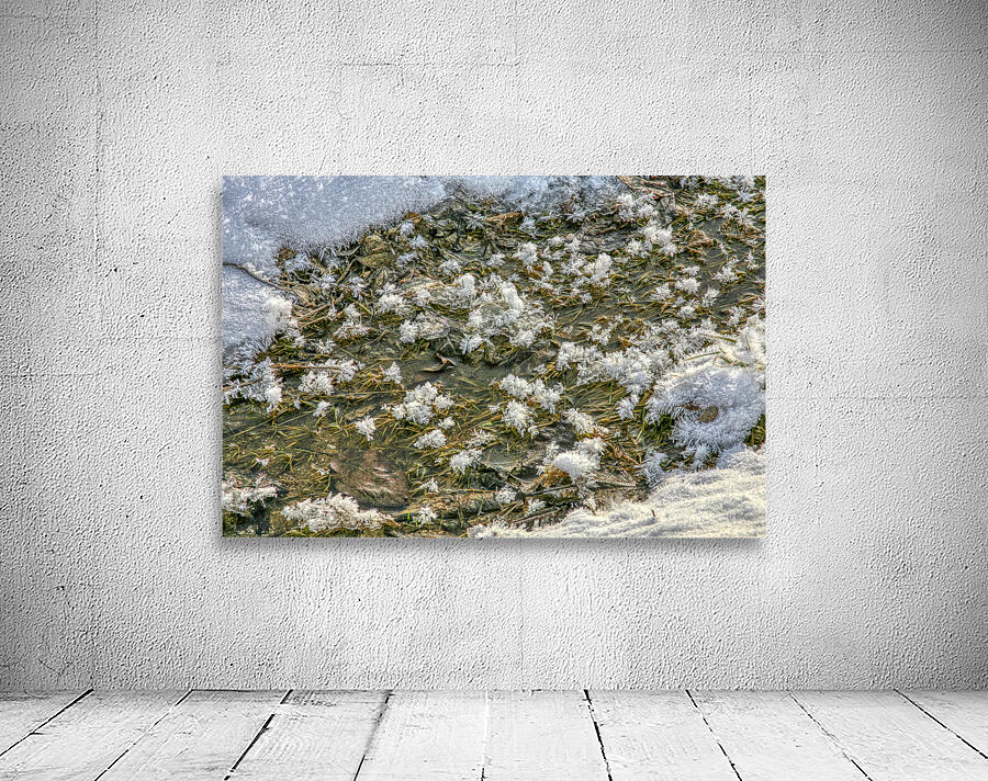 Ice Crystals Wall Preview