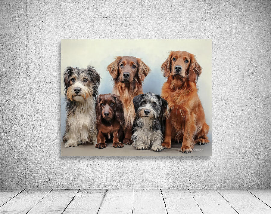 Friends Sitting Nicely Wall Preview