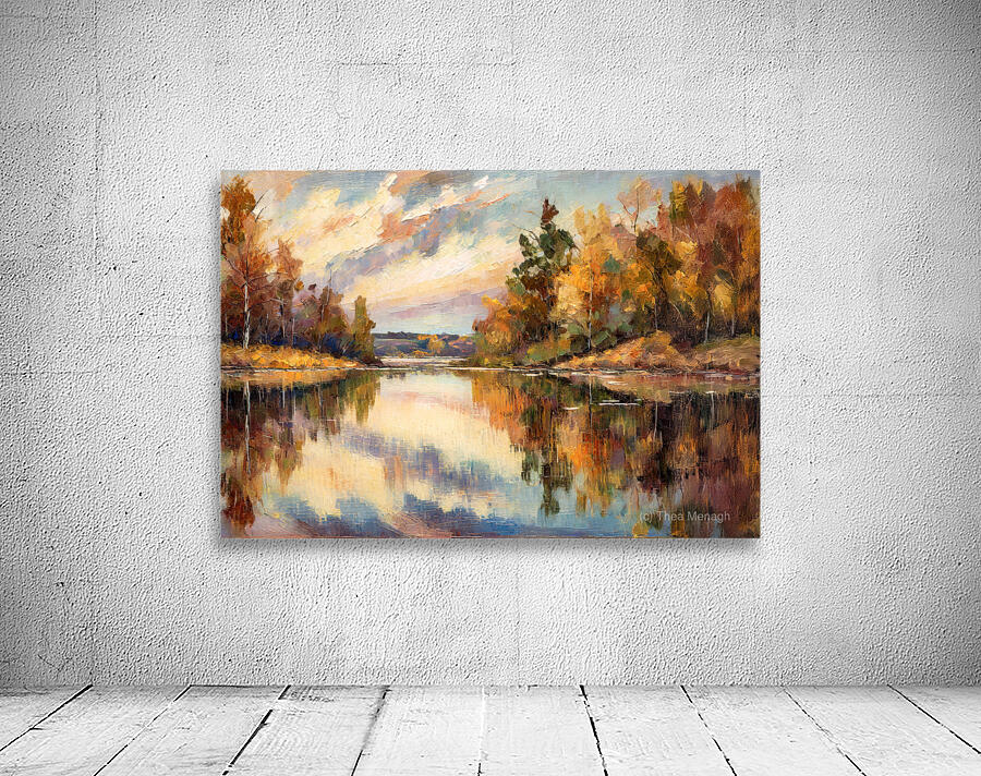 Muskoka Fall Reflections Wall Preview