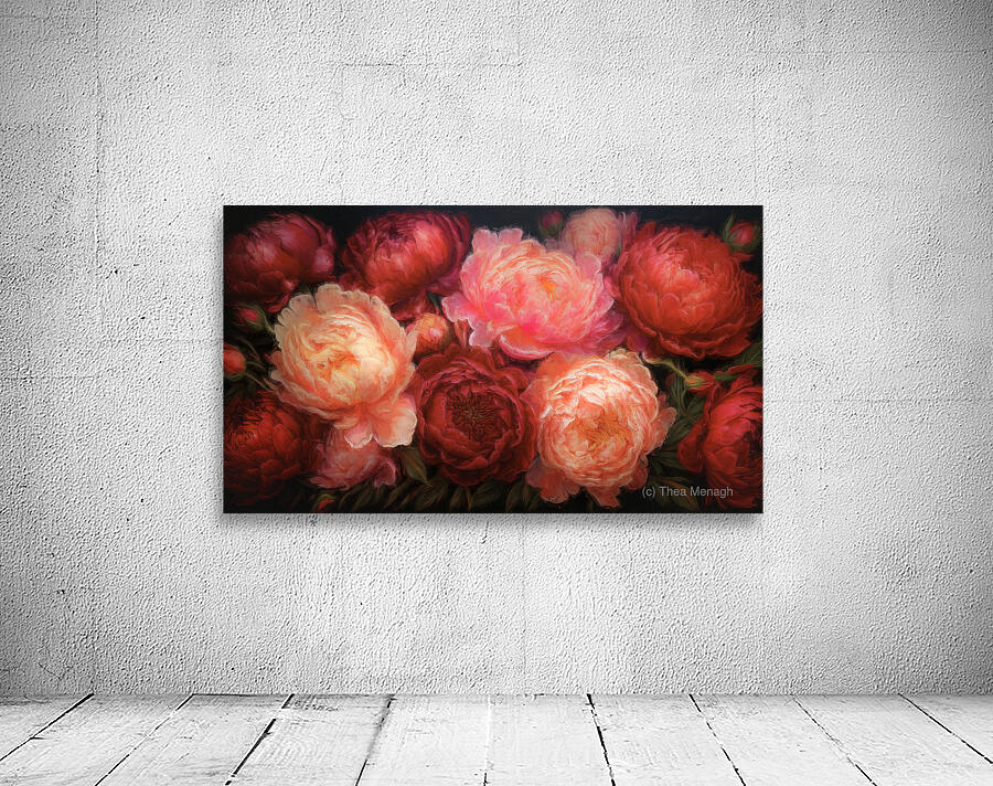 Peony Passion Wall Preview