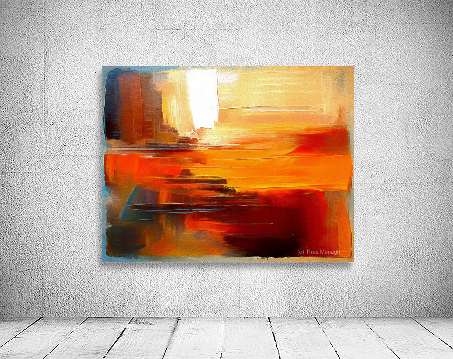 Vibrant Paint Strokes Wall Preview