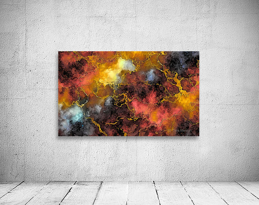 Burning Marble Wall Preview
