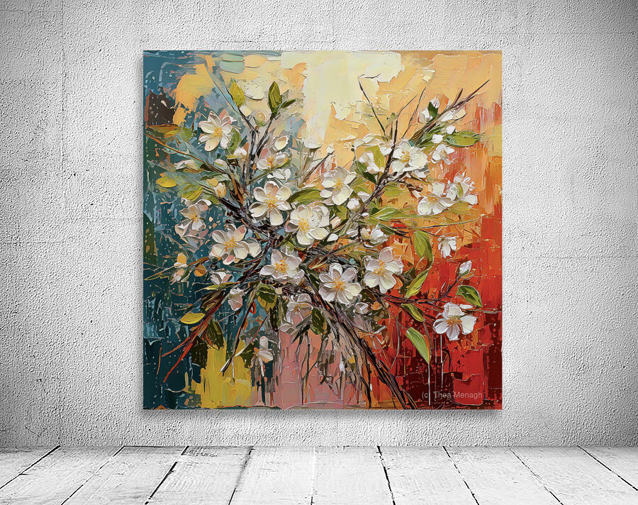 Whimsical Cherry Blossoms Wall Preview