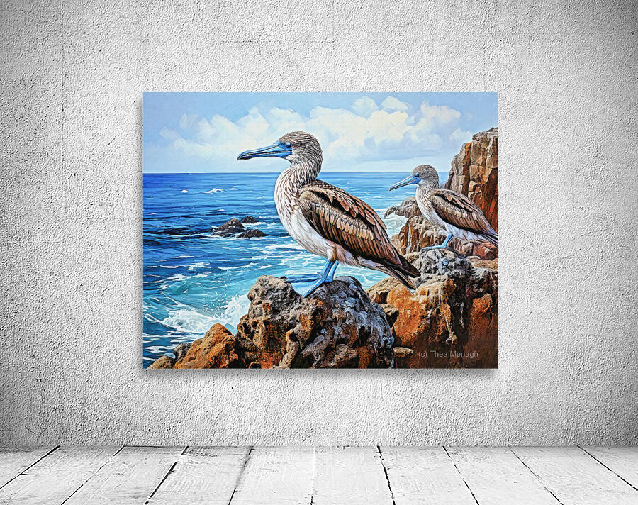 Blue Footed Boobies Wall Preview