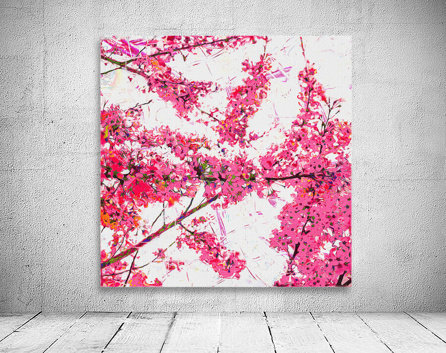 Sakura Tree with Cherry Blossoms Wall Preview