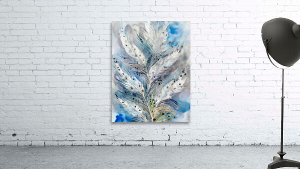 Snow Owl Feathers Wall Preview