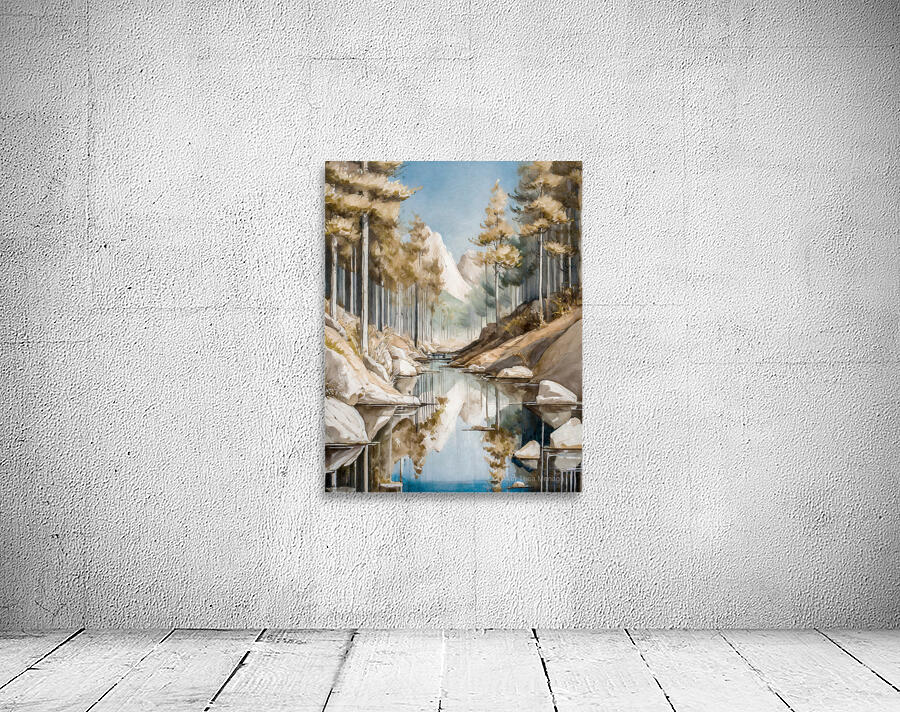 Forest in Winter Wall Preview