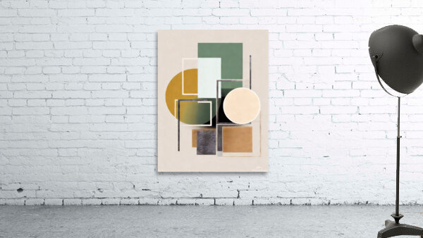 Modern Art in Muted Colors Wall Preview