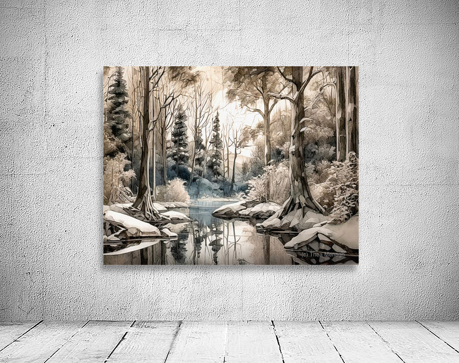 Winter Landscape Wall Preview