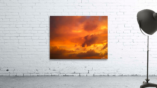 Orange Sky at Sunset Wall Preview