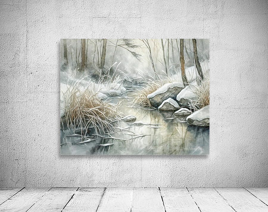 Winterland in the Ponds and Marshes Wall Preview