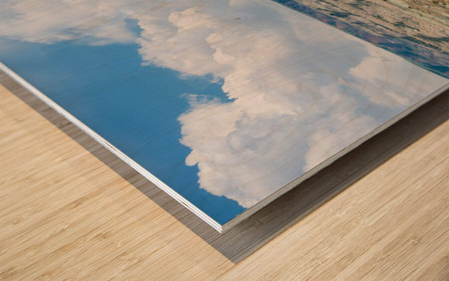 Dakota Badlands Wood print
