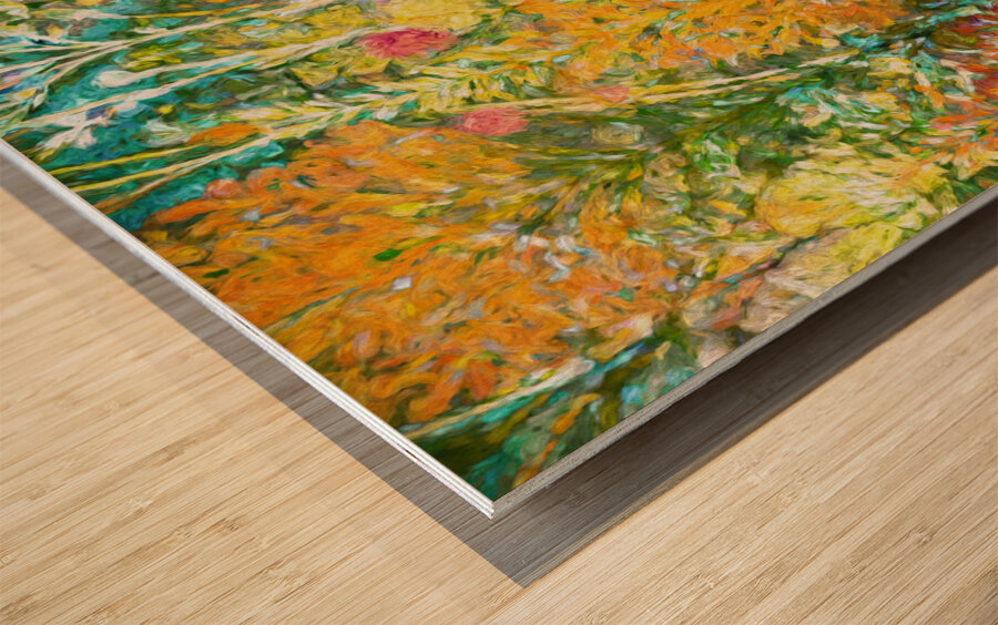 Midsummer Meadow Wood print