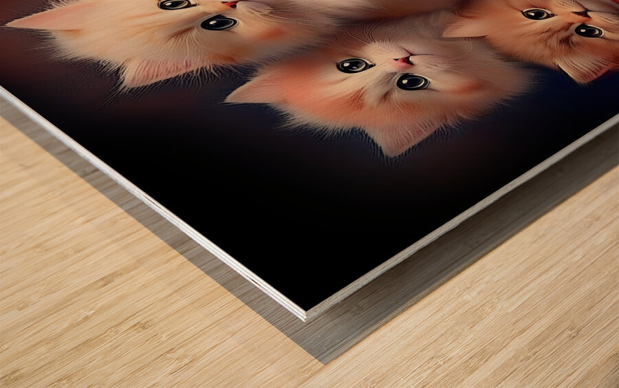 Bringing You a Special Gift Wood print