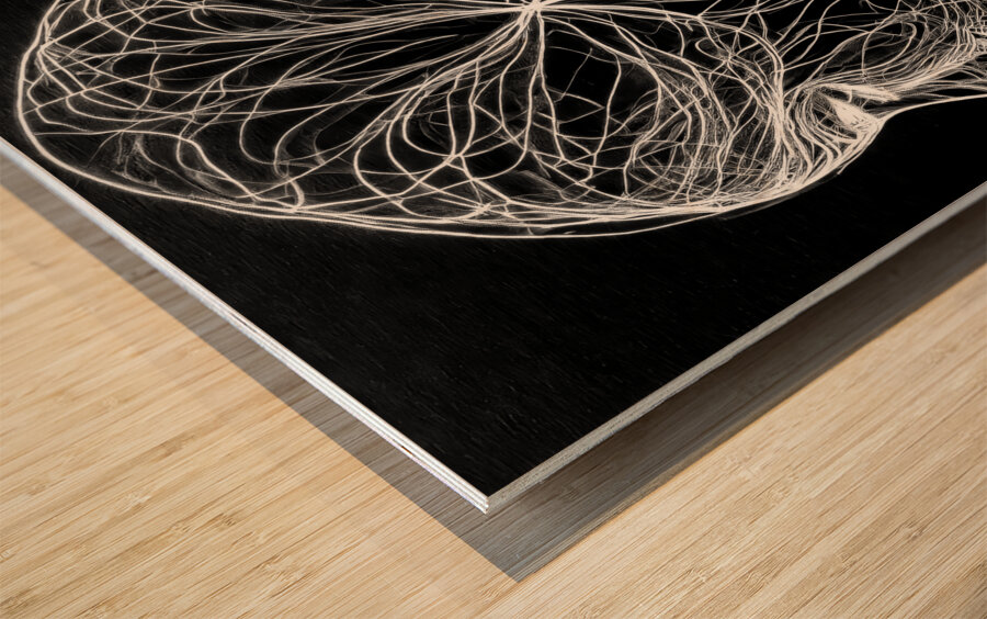 String Art  Wood print