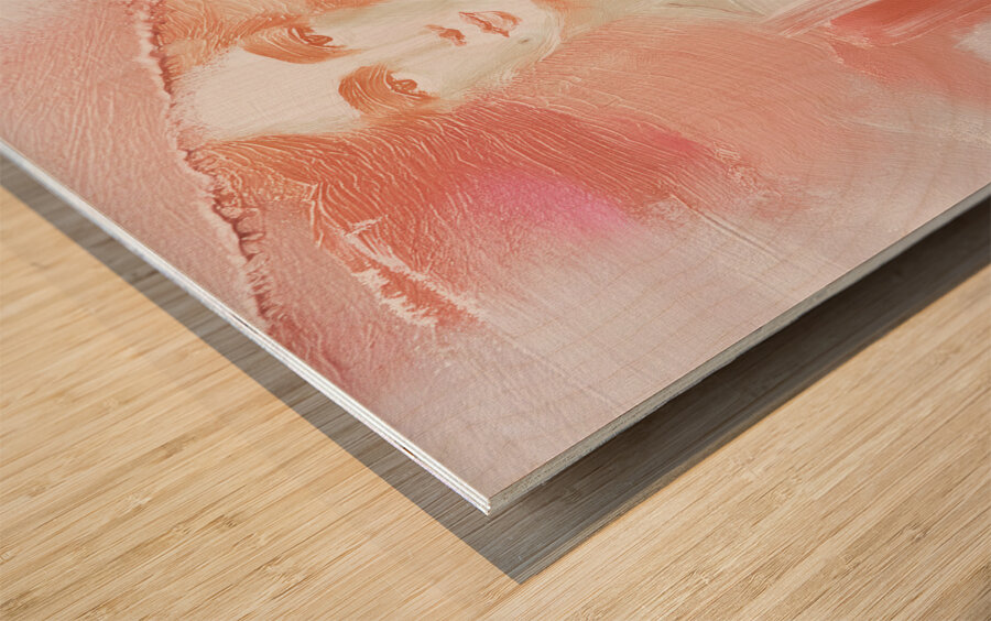 Fading away Wood print