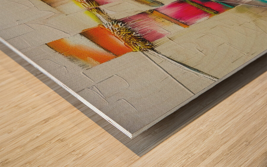 BECOMING UNRAVELLED Wood print