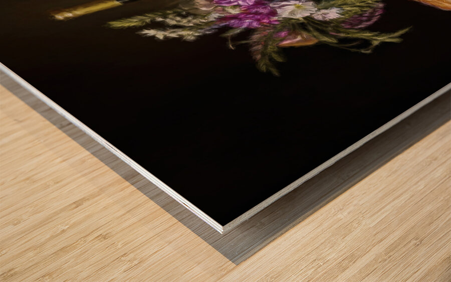 Feast for One Wood print