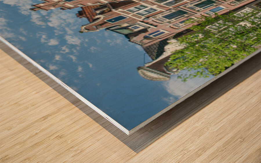 Drawbridge - Lekkeresluis Brug 59  Wood print