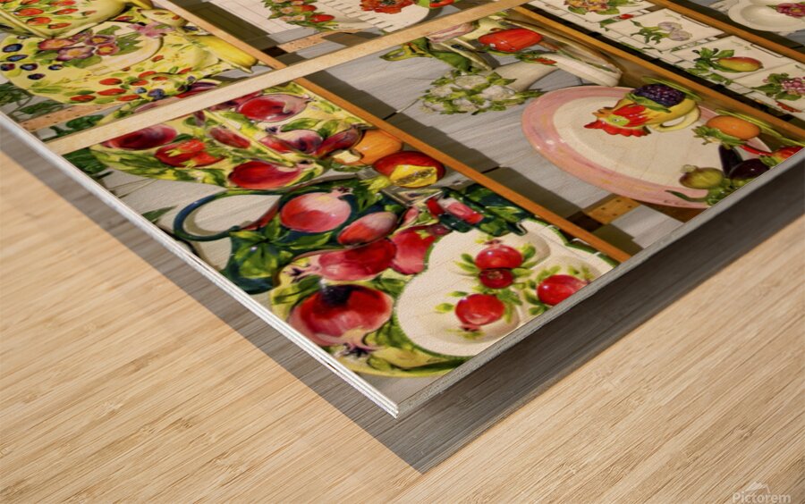 Bright and Beautiful Display Wood print